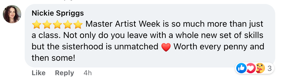 🌸 🌴Master Artist Week BEACH RETREAT - October 2025 🌴🌸