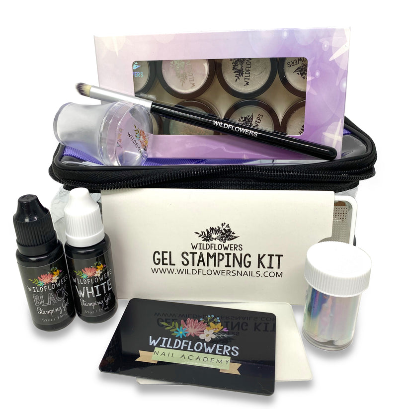 Kit Gel Stamping Wildflowers